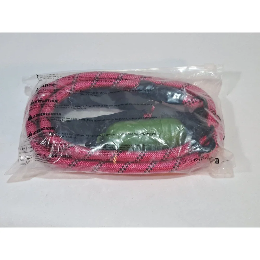 Taglory Rope Dog Leash 5' Pink 1/2 Inch‎ Reflective Padded Handle New TGQYS013